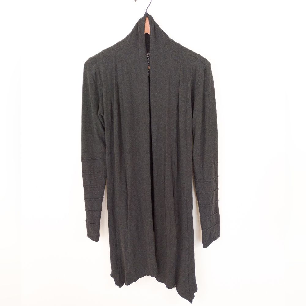Nomads Hemp Wear Open Front Cardigan Gray Size Medium